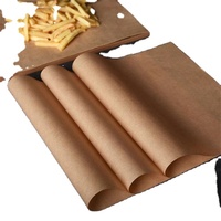 Feuilles de cuisson et papier sulfurisé réutilisables, antiadhésives, double face, revêtues de silicone, résistantes à la chaleur, pour gâteaux et sandwichs