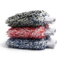 Gant de lavage de voiture en microfibre, fibres de nettoyage douces et sûres, sans peluches, pour voitures, roues, camions et nettoyage domestique