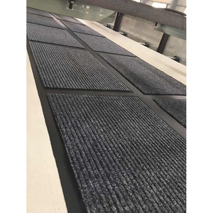 <span class=keywords><strong>Felpudo</strong></span> de doble banda de poliéster para interior y exterior, <span class=keywords><strong>felpudo</strong></span> antideslizante para puerta de <span class=keywords><strong>casa</strong></span> - Product Image 4
