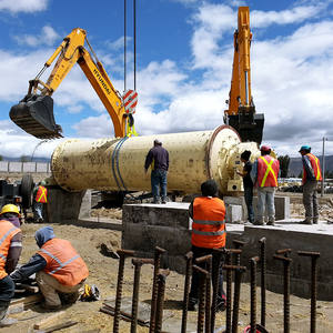 Pabrik bola industri 900x1800 900x3000 harga pabrik bola kontinyu Horizontal penggiling semen mesin penggiling bola kering - Product Image 5