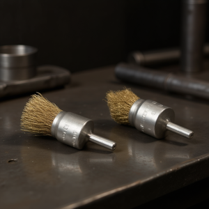 TTAKE <b>Wire</b> Front <b>Brush</b> Abrasive <b>Brushes</b> 6 Mm Steel Shaft For Metal Polishing - Product Image 3