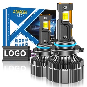 Senrobo K26 Thiết Kế Mới Nhất 190W Tự Động Dẫn Bóng Đèn Công Suất Cao H4 H11 9005 9006 Canbus 9012 H7 H1 Không Thấm Nước Xe Dẫn Đèn Pha - Product Image 1