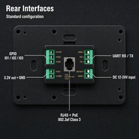 Tablet Panel Sentuh Dinding SIBO Q5S 4.99 Inci Android 15 PoE 1280*720 Wi-Fi 6 NFC untuk Pemesanan Ruangan dan Kontrol Akses