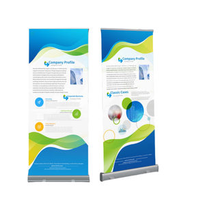 Soporte de pancarta enrollable de alta calidad, pantalla de publicidad de aluminio, cartel retráctil, pancarta enrollable - Product Image 4