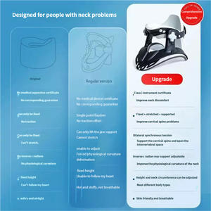 อุปกรณ์พยุงคอทางการแพทย์ ป้องกันคอ รองรับศีรษะและคอ ช่วยยึดตรึงและยกคอ อุปกรณ์ดึงคอ - Product Image 6