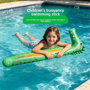 Marazual Crocodile Pool Noodle Galleggiante Gonfiabile in PVC per Bambini, per <span class=keywords><strong>Piscina</strong></span> e Spiaggia Estiva - Product Image 3