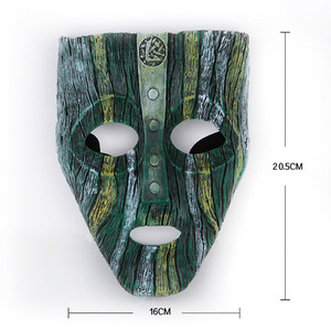 Masques amusants Rocky Cosplay <span class=keywords><strong>Anime</strong></span> pour Carnaval et Fêtes, Paire de demi-masques pour Enfants et Adultes, Accessoires d'Halloween en Résine, Latex Durable et Soie - Product Image 1