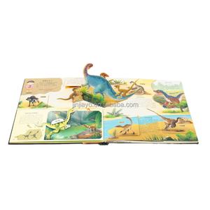 Jinayon Custom 3D Early Educational Printed Book Kid Learning Activity Book Children Art Paper 3D Dinosaur <span class=keywords><strong>Atlas</strong></span> Book - Product Image 1