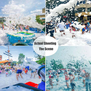 Topflashstar Eco Friendly 1KG Espuma Em Pó Atende 300kg Segurança da Água Inofensivo e Não Irritante para Espuma Festa Máquina - Product Image 6