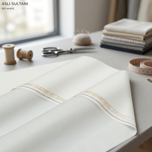 เสื้อผ้าป้องกันแสงแดดพรีเมียมสำหรับผู้หญิง 100% ผ้าฝ้าย ยาว 2.25 เมตร พร้อมริบบิ้น จาก Asli Sultani - Product Image 3