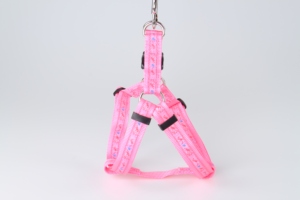 Arnés ajustable de nailon para perros con patrón de camuflaje para perros pequeños, estilo lindo, cierre de hebilla, lavable a mano - Product Image 2