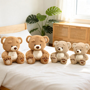 Peluche Orsetto con Impronta di Zampa Autentica, in Cotone PP e Poliestere, Adorabile Compagno di Comfort, Regalo Perfetto per Abbracciare e per la Nanna, San Valentino - Product Image 4