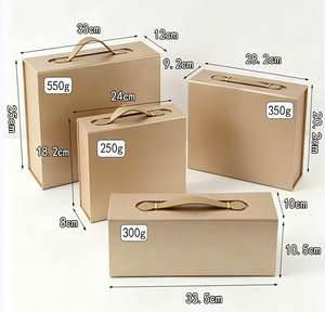 Caja de Regalo de Cartón Rígido Verde de Lujo con Asa y Logotipo Personalizado para Empaque de Set de Regalo Premium - Product Image 4