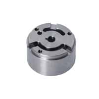 Pièces tournées en acier inoxydable usinées avec précision par CNC, corps cylindrique en acier, boîtier de pompe à aubes, électroérosion à fil pour équipement hydraulique