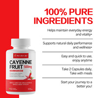 Capsules de piment de Cayenne |   Stimulant énergétique, soutien du métabolisme et de la circulation |   Complément alimentaire à base de plantes en gros