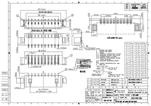 Connecteur de bande LED à résistance à haute température Molex SMD/SMT horizontal 2/4P pas de 1,25 mm, connecteur fil-carte - Product Image 4