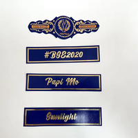 Fabricante Profesional de Etiquetas Adhesivas para Cigarros con Relieve, Hoja de Oro, Anillo de Cigarro con Impresión Personalizada en 3D