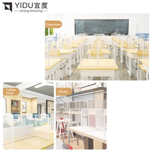 Usine pour Restaurant Isolation <span class=keywords><strong>plaque</strong></span> acrylique écran bureau verre <span class=keywords><strong>cloison</strong></span> plexiglas bouclier éternuement garde - Product Image 3