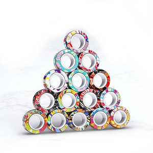 Set di Anelli Magnetici Antistress, Giocattoli per <span class=keywords><strong>ADHD</strong></span>, Magneti Girevoli per <span class=keywords><strong>Adulti</strong></span>, Anelli Magnetici per Ansia e <span class=keywords><strong>Terapia</strong></span> - Product Image 2