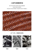 Personnalisé en cuir véritable tressé Vintage peau de vache à la main chevrons tissage panier sac à main vacances à la mode chaînes lettre