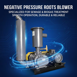 Longtie High-Efficiency 3-Lobe Roots <b>Blower</b> for Biogas Conveying & Sewage Aeration - Product Image 4