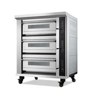 Promotion Tunnel Manufacturer Cookie Supplier Gass. machine Toaster er Mojo's Easy bake Food Two Deck baking Oven