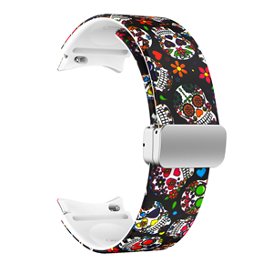<span class=keywords><strong>Bracelet</strong></span> <span class=keywords><strong>de</strong></span> <span class=keywords><strong>montre</strong></span> intelligent en silicone respirant pour l'été, imprimé magnétique, pour <span class=keywords><strong>montre</strong></span> <span class=keywords><strong>Samsung</strong></span> série <span class=keywords><strong>4</strong></span>/5/6/7 - Product Image 1
