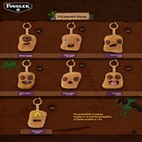 Nouvelle Boîte Mystère de Porte-clés en Peluche Fugg Nuggets, Jouet de Collection Unisexe, Charm de Sac, Thème Alimentaire IP Cross-over, Style 'Ugly Cute', 14+ ans, Vente en Gros