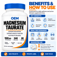 Capsules de Taurate de Magnésium OEM – Soutien Minéral Quotidien Premium pour le Bien-être et le Style de Vie Actif – Vente en Gros et Fournisseur de Marque Privée