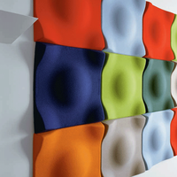 Panneau mural acoustique 3D moderne pour équipement de studio d'enregistrement, solution de conception graphique et de modélisation 3D
