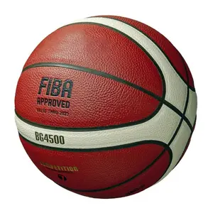 Prezzo all'ingrosso pallacanestro in pelle fusa Logo personalizzato basket Indoor Gg7x Ball