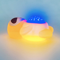 Lampe projecteur étoile en silicone personnalisable veilleuse LED au toucher doux pour enfants bébé bruit blanc Machine cadeau de douche