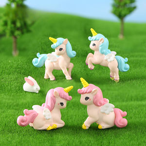 Nouveau micro-paysage de licorne mignon aménagement paysager personnalisé divers ornements de motif - Product Image 1