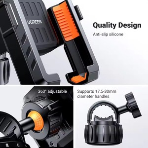 Supporto per <span class=keywords><strong>Telefono</strong></span> da Bicicletta UGREEN 1S di Alta Qualità, Montaggio Rapido per Moto e Bici, Supporto Regolabile per Manubrio - Product Image 4