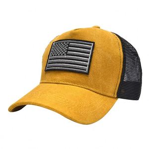 Gorra de béisbol con bandera de EE. UU. personalizada, gorras deportivas de camionero, sombrero de caza, gancho, bucle, operador táctico, Camuflaje, exterior, sombrero de 6 paneles, bolsa Opp - Product Image 6