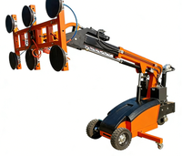 Robot intelligent de manutention de verre avec ventouse télécommandée pour l'installation de murs rideaux