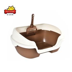 Bac à litière Semi-fermé anti-éclaboussures pour <span class=keywords><strong>chat</strong></span>, boîte en plastique pour animaux de compagnie, grand tamis, boîte à litière pour <span class=keywords><strong>chat</strong></span> - Product Image 1