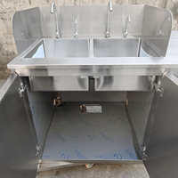 Comptoir de bar en acier inoxydable personnalisé Lanxin avec équipement de cloison pour café, établi commercial