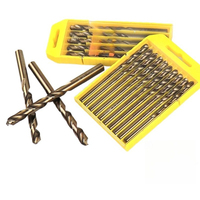 Jeu de forets hélicoïdaux revêtus de cobalt, 1.0-13mm, 5/10 pièces, HSS M35, pour le bois/métal, outils électriques