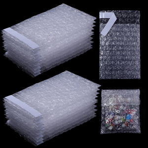 Bolsa de burbujas transparente Hanrong, embalaje grueso a prueba de golpes, amortiguación protectora para artículos frágiles, envío exprés - Product Image 5