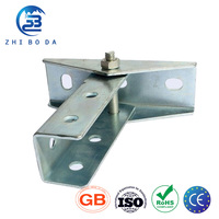 Base de montage solaire haute résistance ZhiBoDa pour toiture en tuiles, forte résistance à la corrosion, acier galvanisé à chaud, durable, solaire