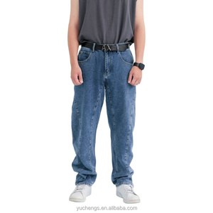 Jeans de Hombre Personalizados de Talla Grande, Diseño 3D, Estilo Hip Hop, Transpirables, Casuales, de Pierna Ancha, 100% Algodón, para Invierno, Verano y Otoño - Product Image 3