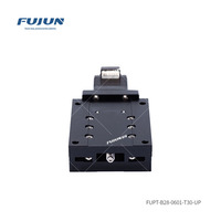 Plataforma Lineal Motorizada XY de Alta Precisión FUPT-B28-0601-T30-UP, Velocidad de 10 mm/s, Recorrido de 20 mm, Aleación de Aluminio