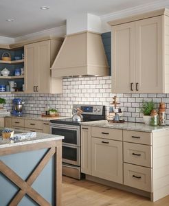 Mobile da Cucina Moderno Grigio Prima con Disegni, Piano in Pietra, Senza <span class=keywords><strong>Macchie</strong></span>, Comodo per Casa Familiare - Product Image 1