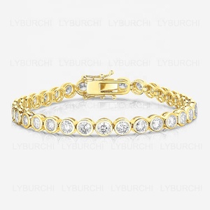 Joyería de Pulseras de Tenis de Moda listas para Enviar de Alta Calidad en Plata de Ley 925 Fina con Gemas Brillantes de Zirconia Cúbica en Múltiples Tallas - Product Image 5