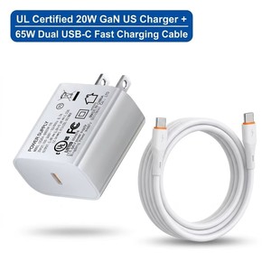 <span class=keywords><strong>Cargador</strong></span> para Teléfonos Apple 12/<span class=keywords><strong>13</strong></span>/14/15/16/17 Tipo-C, con Cable de Datos Rápido USB-C, Juego de Cabezales de Carga Rápida con Certificación UL Estándar Estadounidense - Product Image 1