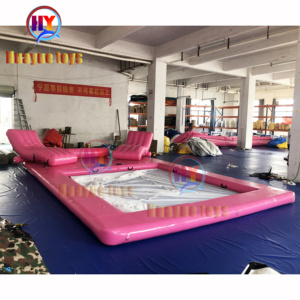 プールプール屋外インフレータブルフローティングインフレータブルボートヨット水インフレータブルプール - Product Image 2