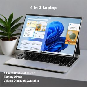 Portátil Convertible 4 en 1 con Pantalla Táctil de 14 Pulgadas, Rotación de 180 Grados, Ligero, para Tareas de Oficina y Aplicaciones Empresariales - Product Image 5