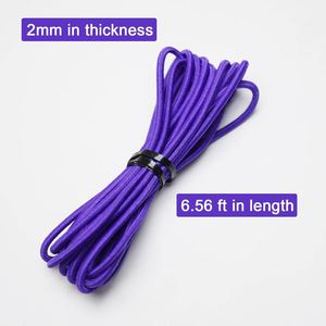 Cordón Elástico Recubierto de 2mm, 15 Colores, Cuerda Elástica para Hacer Pulseras, Collares, Joyería, Abalorios, Manualidades, Bolsos y Zapatos - Product Image 3