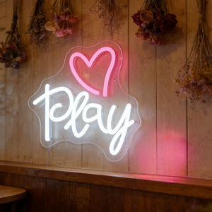 ป้ายไฟนีออนแบบเสียบ USB พร้อมสวิตช์หรี่ไฟ ระดับการป้องกัน IP65 เหมาะสำหรับแฟนกีฬา งานปาร์ตี้ บาร์ คาเฟ่ และเป็นของขวัญคริสต์มาส - Product Image 1